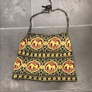 Motel Elephant crop top